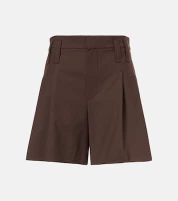 Bermuda in misto lana con monili | Brunello Cucinelli