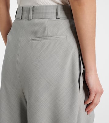 Weite Hose aus Wolle | Loewe