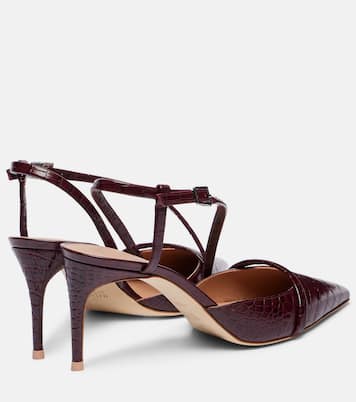 Valeria 70 leather slingback pumps | Malone Souliers