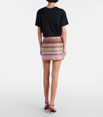 Mini-jupe en lamé | Missoni