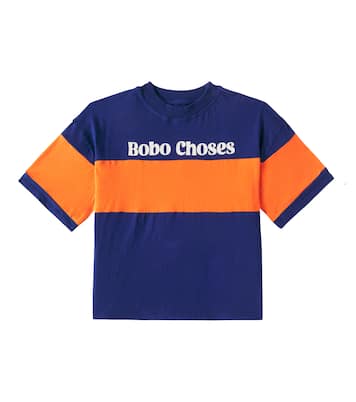 T-shirt imprimé en coton à logo | Bobo Choses