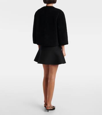 Cropped-Jacke Horsebit aus Shearling | Gucci