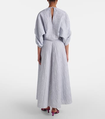 Robe midi Paula's Ibiza en coton mélangé | Loewe