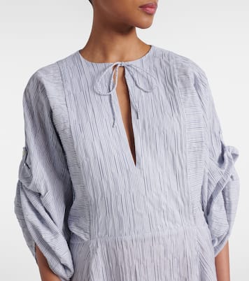 Robe midi Paula's Ibiza en coton mélangé | Loewe