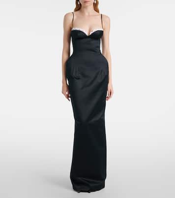 Bustier-Kleid aus Baumwollsatin | Magda Butrym