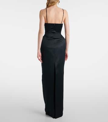 Bustier-Kleid aus Baumwollsatin | Magda Butrym