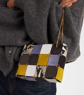 Emma Small patchwork leather tote bag | Khaite