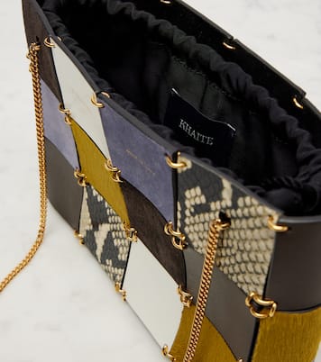 Emma Small patchwork leather tote bag | Khaite