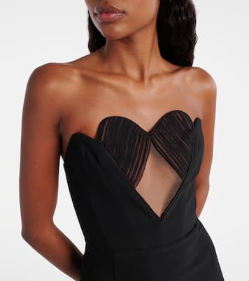 Cutout strapless minidress | Nensi Dojaka