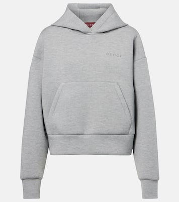 Logo jersey hoodie | Gucci