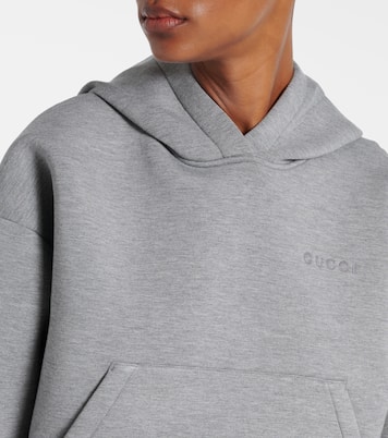 Logo jersey hoodie | Gucci