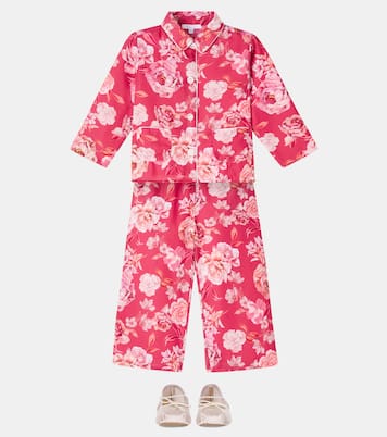 Floral chiffon pajamas | Patachou