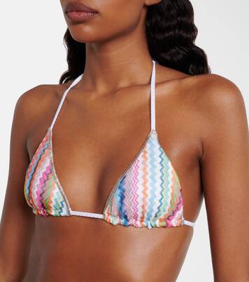 Bikini de lamé en zigzag | Missoni