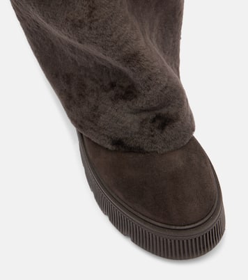 Turin shearling and suede boots | Bogner
