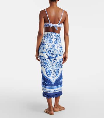 Floral cotton beach cover-up | Farm Rio