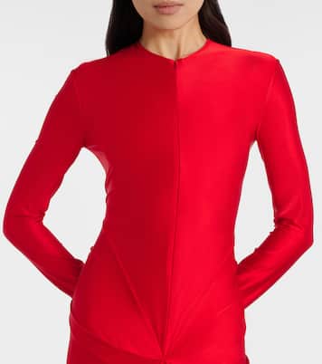 Gathered satin gown | Victoria Beckham