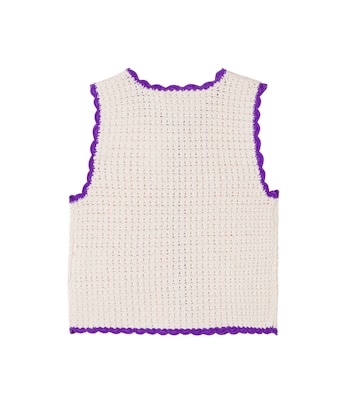Laila crochet cotton vest | Bonpoint