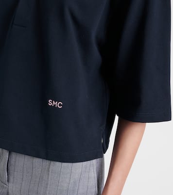 Cropped-Polohemd aus Baumwoll-Piqué | Stella McCartney