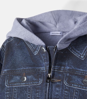 Sudadera con capucha Trompe l’œil | Dolce&Gabbana Kids