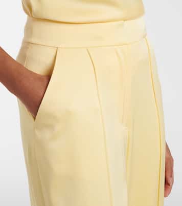 Pantalones anchos Kyra de satén | Simkhai