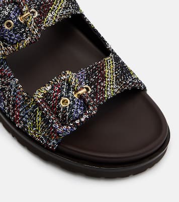 Clea Zigzag sequined sandals | Missoni