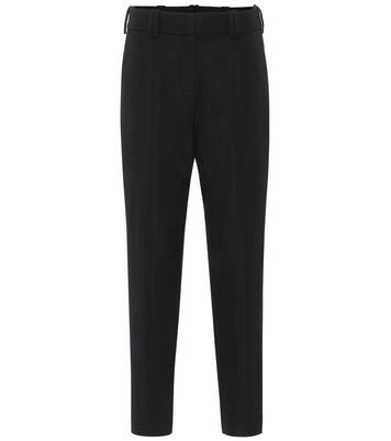 Wool high-rise tapered pants | Balmain
