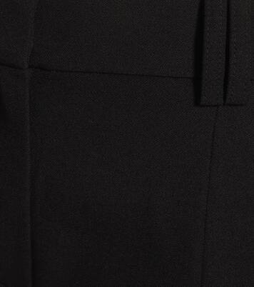 Wool high-rise tapered pants | Balmain