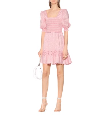 Athena floral cotton minidress | Simkhai