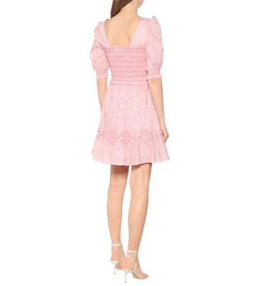 Athena floral cotton minidress | Simkhai