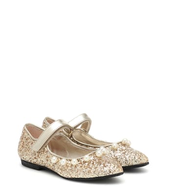 Embellished ballet flats | Monnalisa