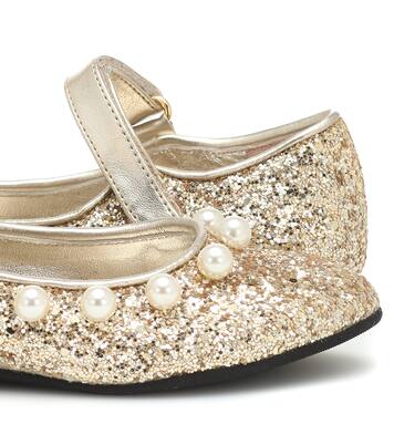 Embellished ballet flats | Monnalisa