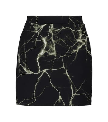 Minigonna in jersey stretch con stampa | Vetements