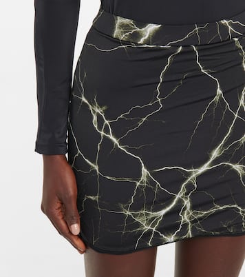 Minigonna in jersey stretch con stampa | Vetements