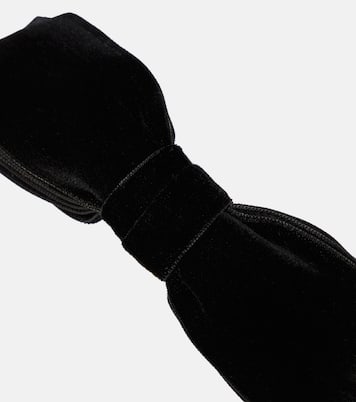 Katya velvet bow headband | Jennifer Behr