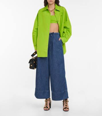 Silk faille bralette | Valentino