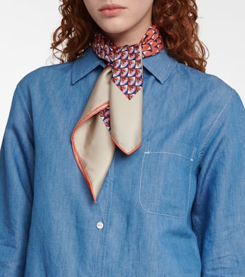 Foulard imprimé en soie | Loro Piana