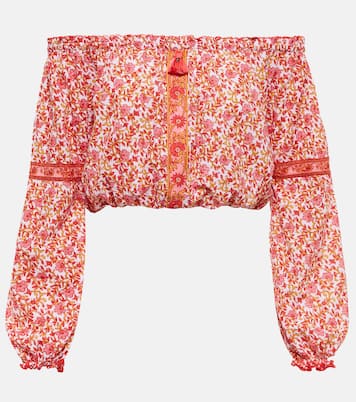 Nana floral off-shoulder top | Poupette St Barth