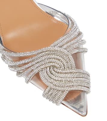 Gatsby 75 embellished slingback sandals | Aquazzura