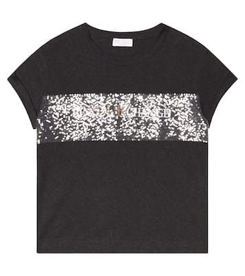 Camiseta en jersey de algodón | Brunello Cucinelli Kids