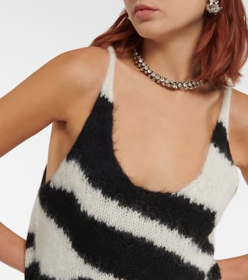 Vestido corto en mezcla de lana | Dries Van Noten