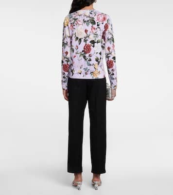 Cardigan aus einem Baumwollgemisch | Oscar de la Renta