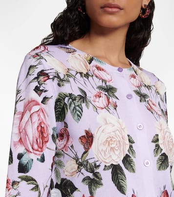 Cardigan aus einem Baumwollgemisch | Oscar de la Renta