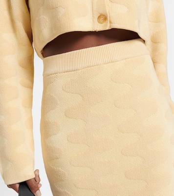 Bria jacquard cotton-blend midi skirt | Nanushka