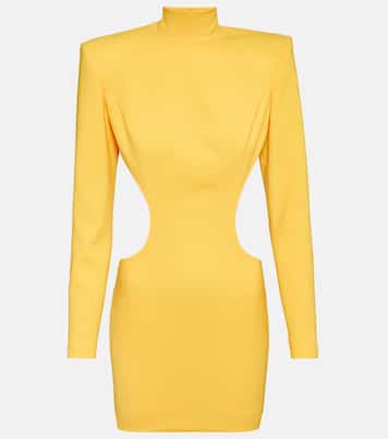 Cutout crêpe minidress | Mônot