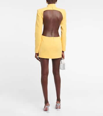 Cutout crêpe minidress | Mônot