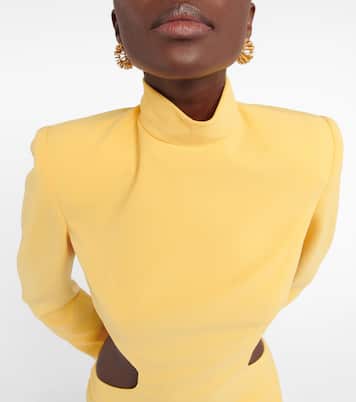 Cutout crêpe minidress | Mônot