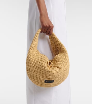 Sac Olivia Medium en raphia | Khaite