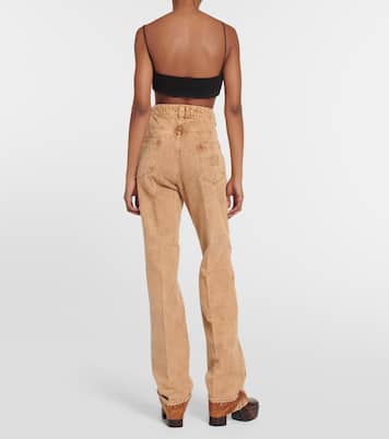 Jeans dritti a vita bassa | Miu Miu