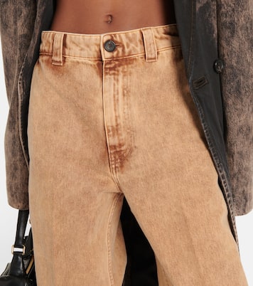 Jeans dritti a vita bassa | Miu Miu