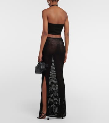 Vestido largo en mezcla de algodón | Aya Muse